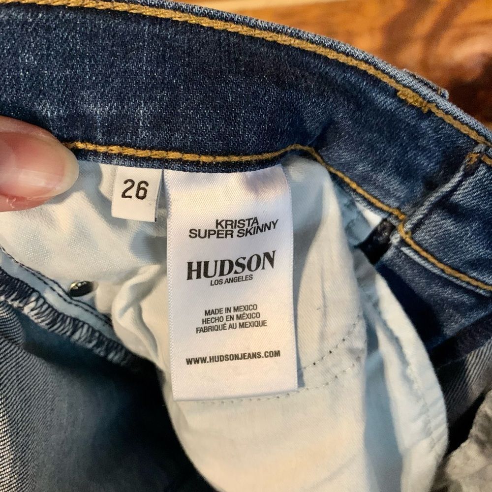 Hudson Jeans Women’s Size 26 Krista Super Skinny Jeans - Picture 10 of 10